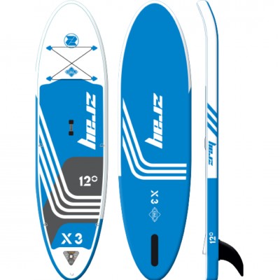 Сапборд ZRAY X-RIDER EPIC X3 12' - надувна дошка для САП серфінгу, sup board