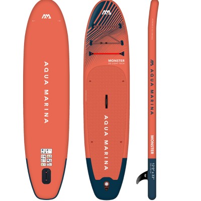 Сапборд Aqua Marina MONSTER 12’0″ 2023 - надувна дошка для САП серфинга, sup board  BT-23MOP