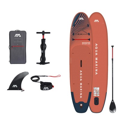 Сапборд Aqua Marina MONSTER 12’0″ 2023 - надувна дошка для САП серфинга, sup board  BT-23MOP