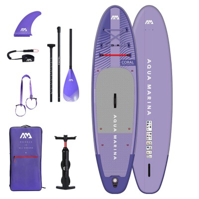 Сапборд Aqua Marina CORAL NF ADVANCED 10’2″ 2023 - надувна дошка для САП серфинга, sup board  BT-23COPN