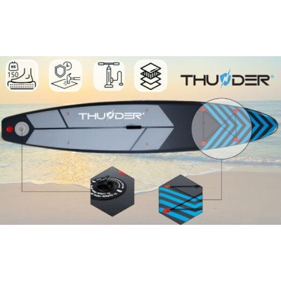 SUP-дошка THUNDER STEEL BLUE 365