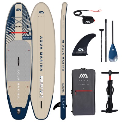 Сапборд Aqua Marina MAGMA 11’2″ BT-23MAP — надувна дошка для САП серфінгу, sup board