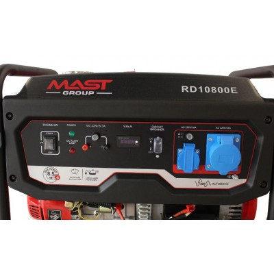Бензиновий генератор MAST GROUP RD10800E + газова плитка Orcamp CK-505 + електричний обігрівач Gardyer HE2000