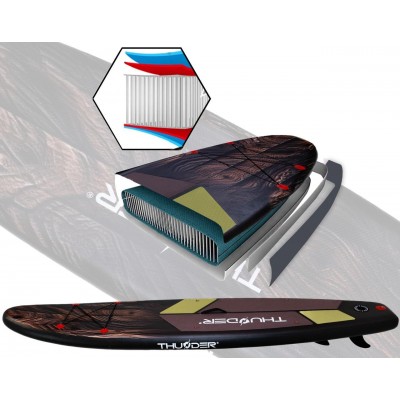 Надувна SUP-дошка (Сапборд) THUNDER WOOD 320