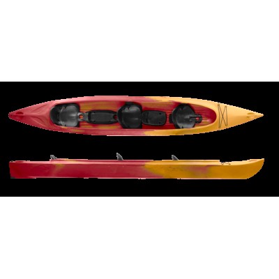 Каяк Roteko Walker 496 - тримісний каяк для прокату та особистого використання, kayak