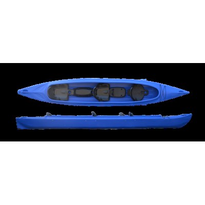 Каяк Roteko Walker 496 - тримісний каяк для прокату та особистого використання, kayak