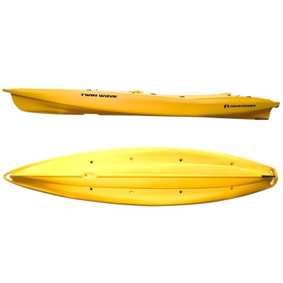 Каяк Riverday Twin Wave 400 х 85 см — двохмісний каяк (не кондиція – дрібний брак)