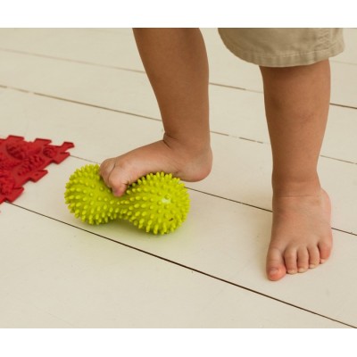 Подвійний масажний м'яч з шипами 7x15 см Подвійний масажний м'яч з шипами 7x15 см