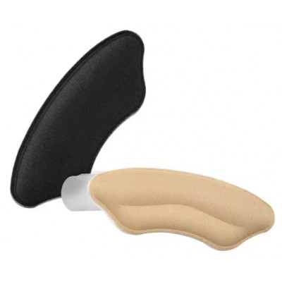 Накладки на п'яти від тертя Чорні 4x9.5 см