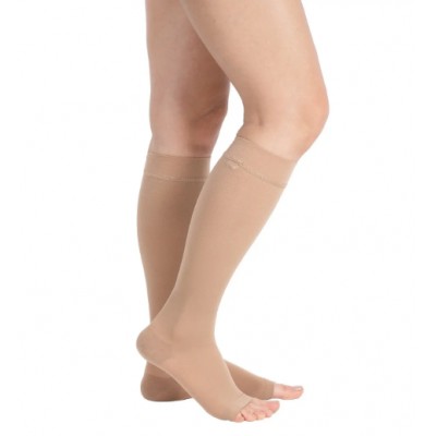 Компресійні гольфи з відкритим носком компресія 2 класу W1307 14x24 см - розмір 4 Компресійні гольфи з відкритим носком компресія 2 класу W1307 14x24 см - розмір 4