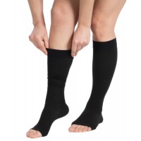 Компрессионные гольфы с открытым носком компрессия 2 класса W1329 14x24 см - размер 6