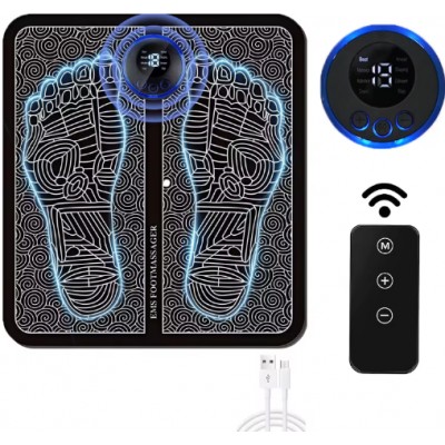 Електростимуляційний масаж для ніг та масажний килимок для ступнів для покращення кровообігу 16x32 см Електростимуляційний масаж для ніг та масажний килимок для ступнів для покращення кровообігу 16x32 см