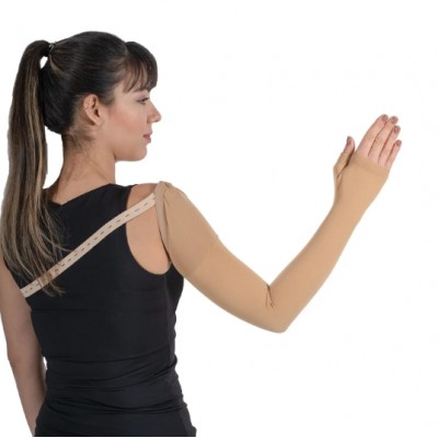 Компресійний рукав з плечовим ременем 2 клас W1324 14x24 см - розмір 5 Компресійний рукав з плечовим ременем 2 клас W1324 14x24 см - розмір 5