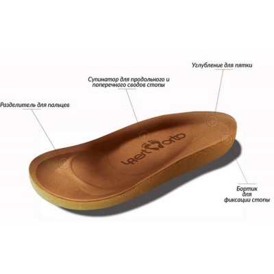 Ортопедичні капці для хлопчика 07-066 17x24 см - розмір 21 Ортопедичні капці для хлопчика 07-066 17x24 см - розмір 21