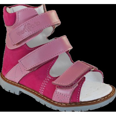 Сандалі ортопедичні для дівчинки 06-262 р-р.21-30 17x24 см - розмір 30 Сандалі ортопедичні для дівчинки 06-262 р-р.21-30 17x24 см - розмір 30