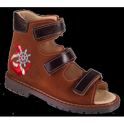 Сандалі ортопедичні для хлопчика 06-129 р-р. 21-30 17x24 см - розмір 26 Сандалі ортопедичні для хлопчика 06-129 р-р. 21-30 17x24 см - розмір 26