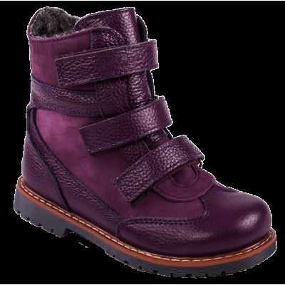 Зимові ортопедичні черевики для дівчинки 06-760 р. 21-30 17x28 см - розмір 28 Зимові ортопедичні черевики для дівчинки 06-760 р. 21-30 17x28 см - розмір 28