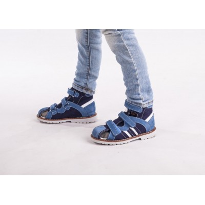 Сандалі ортопедичні для хлопчика 06-147 р-р. 21-30 17x24 см - розмір 25 Сандалі ортопедичні для хлопчика 06-147 р-р. 21-30 17x24 см - розмір 25