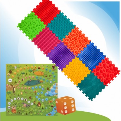 Масажний килимок з настільною грою  Масажний килимок з настільною грою