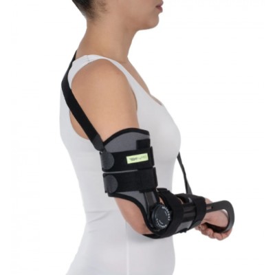 Ортез ліктьового суглоба з регульованим шарнірним механізмом W218 Права 32x43 см - розмір L-XXL Ортез ліктьового суглоба з регульованим шарнірним механізмом W218 Права 32x43 см - розмір L-XXL