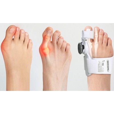 Шина для великого пальця ноги регульована Бандаж при Халюсі вальгус 10x11 см Шина для великого пальця ноги регульована Бандаж при Халюсі вальгус 10x11 см