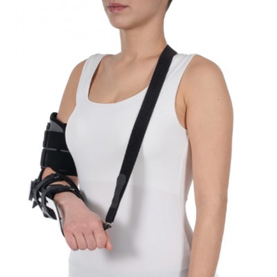 Ортез ліктьового суглоба з регульованим шарнірним механізмом W218 Ліва 32x43 см - розмір L-XXL