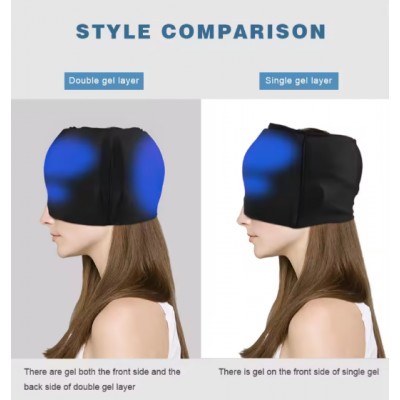 Охолоджуюче-зігріваючий комрес для голови з гелем 360° 18x22 см Охолоджуюче-зігріваючий комрес для голови з гелем 360° 18x22 см