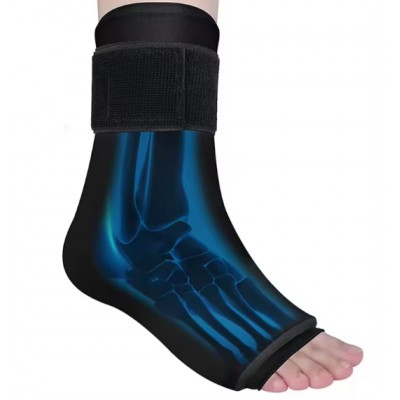 Охолоджуюче-зігріваючий компрес- шкарпетка з відкритими пальцями 19x23 см - розмір L Охолоджуюче-зігріваючий компрес- шкарпетка з відкритими пальцями 19x23 см - розмір L