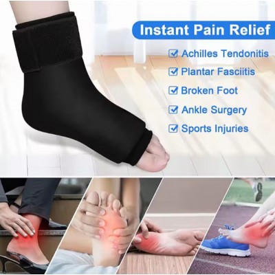 Охолоджуюче-зігріваючий компрес- шкарпетка з відкритими пальцями 19x23 см - розмір XL Охолоджуюче-зігріваючий компрес- шкарпетка з відкритими пальцями 19x23 см - розмір XL