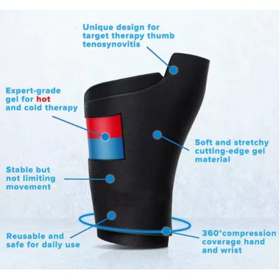 Охолоджуюче-зігріваючий компрес для зап`ястя 12x18 см Охолоджуюче-зігріваючий компрес для зап`ястя 12x18 см