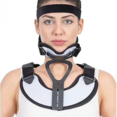 Ортез для фіксації шийного та грудного відділів хребта Minerva посилений короткий W114 40x30 см - розмір L Ортез для фіксації шийного та грудного відділів хребта Minerva посилений короткий W114 40x30 см - розмір L