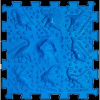 Килимок масажний  Пазли Мікс Терразаври 1 елемент 26x26 см