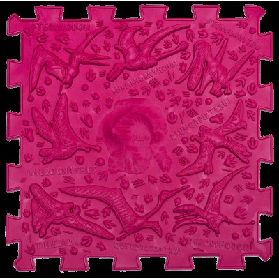 Масажний килимок Ортек Динозаври Пазли 10 ел. + 6 Трикутників 28x28 см Масажний килимок Ортек Динозаври Пазли 10 ел. + 6 Трикутників 28x28 см