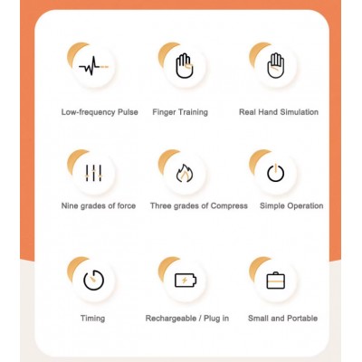 Робот-тренажер для руки та пальців з функцією нагрівання та низькочастотними імпульсами Правий р.L 24x35 см - розмір L Робот-тренажер для руки та пальців з функцією нагрівання та низькочастотними імпульсами Правий р.L 24x35 см - розмір L
