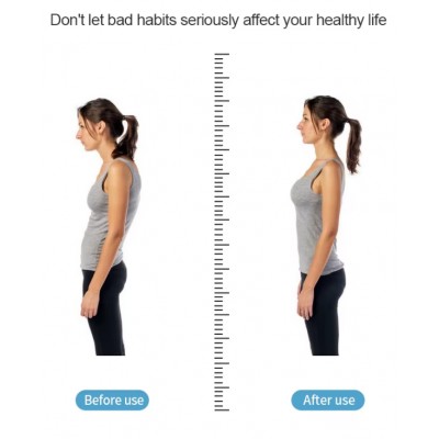 Розумний електронний коректор постави з вібрацією 10x12 см Розумний електронний коректор постави з вібрацією 10x12 см