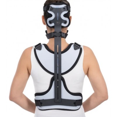 Ортез для фіксації шийного та грудного відділів хребта Minerva посилений W112 60x40 см - розмір S Ортез для фіксації шийного та грудного відділів хребта Minerva посилений W112 60x40 см - розмір S