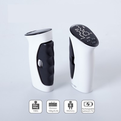 Цифровий ручний динамометр 90 кг з РК-дисплеєм, кистьовий силомір EH-2 із акумулятором 6x11 см Цифровий ручний динамометр 90 кг з РК-дисплеєм, кистьовий силомір EH-2 із акумулятором 6x11 см