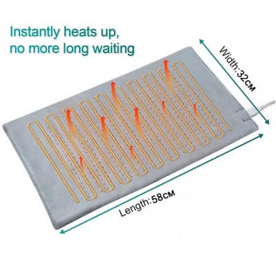 Електрична грілка для спини, шиї, коліна 43x84 см Електрична грілка для спини, шиї, коліна 43x84 см