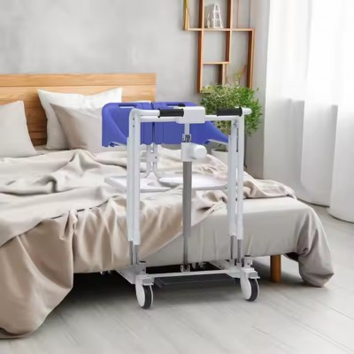 Крісло з туалетом на коліщатах з електропідйомником Широке покращене 62x86 см Крісло з туалетом на коліщатах з електропідйомником Широке покращене 62x86 см