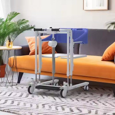 Крісло з туалетом на коліщатах з електропідйомником Широке покращене 62x86 см Крісло з туалетом на коліщатах з електропідйомником Широке покращене 62x86 см